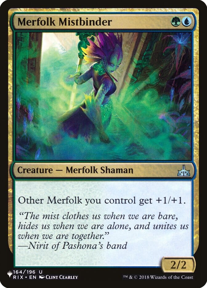 Merfolk Mistbinder [The List] MTG Single Magic: The Gathering  | Multizone: Comics And Games