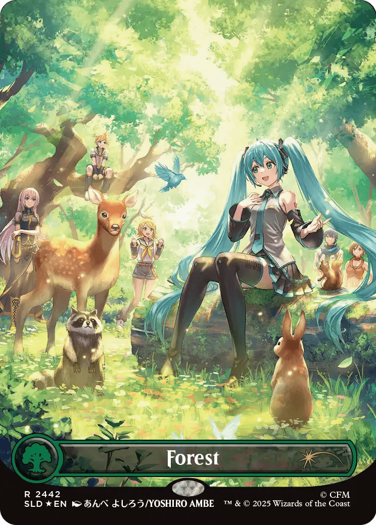 Forest (2442) [Secret Lair Drop Series] MTG Single Magic: The Gathering  | Multizone: Comics And Games