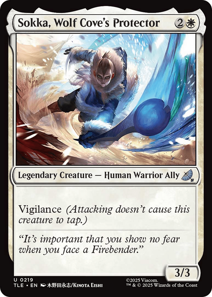 Sokka, Wolf Cove's Protector [Avatar: The Last Airbender: Eternal-Legal] MTG Single Magic: The Gathering  | Multizone: Comics And Games