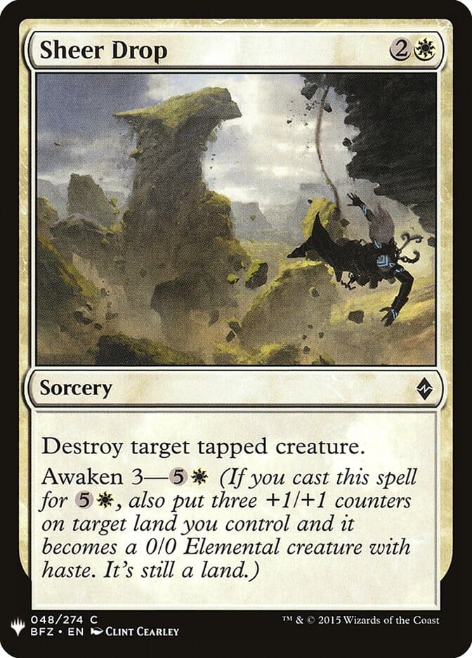 Sheer Drop [Mystery Booster] MTG Single Magic: The Gathering  | Multizone: Comics And Games