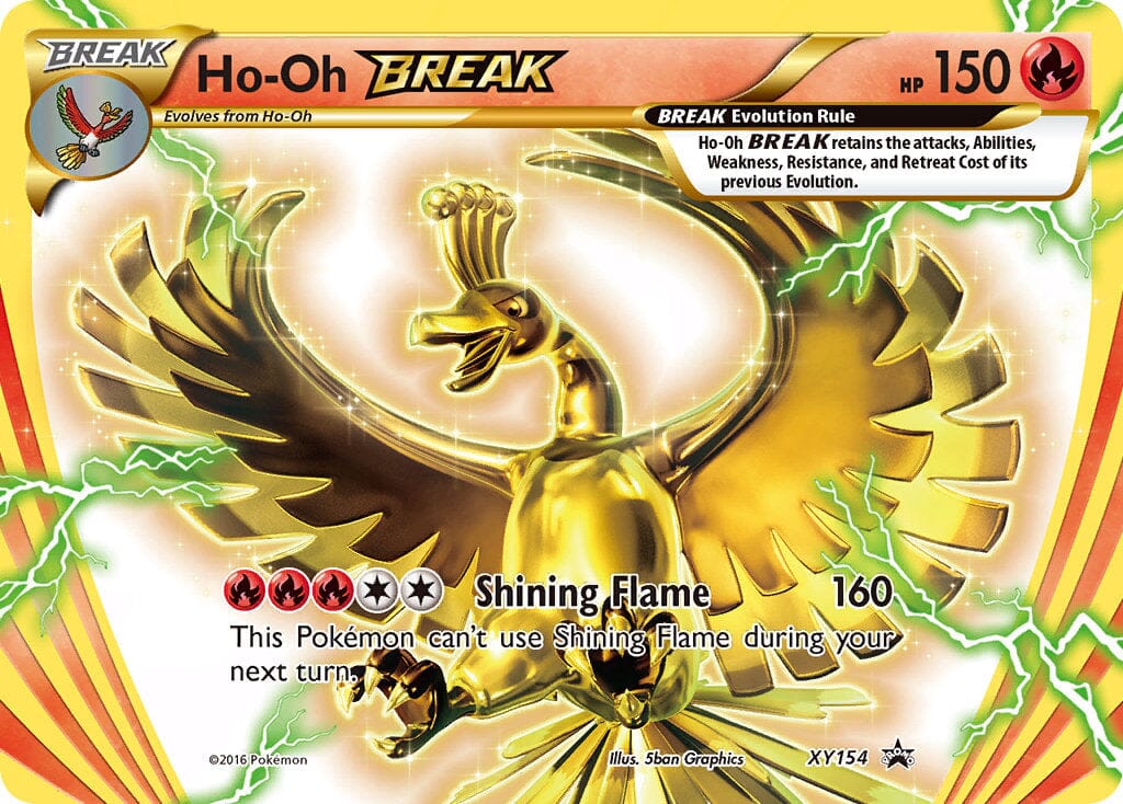 Ho-Oh BREAK (XY154) [XY: Black Star Promos] Pokemon Single Pokémon  | Multizone: Comics And Games