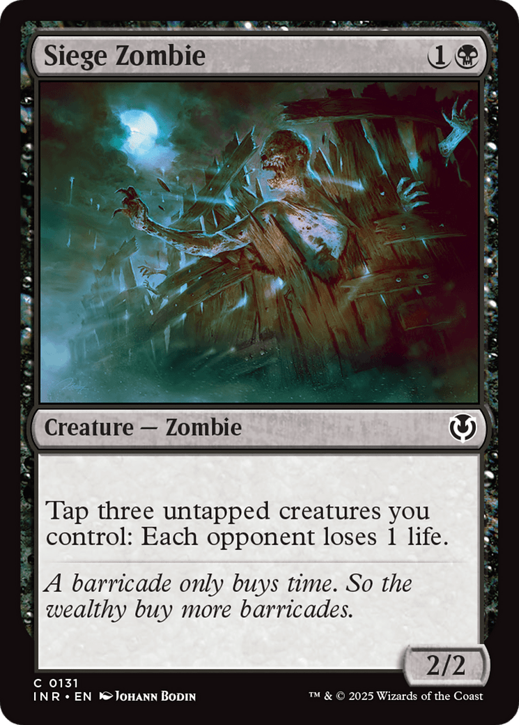 Siege Zombie [Innistrad Remastered] MTG Single Magic: The Gathering  | Multizone: Comics And Games