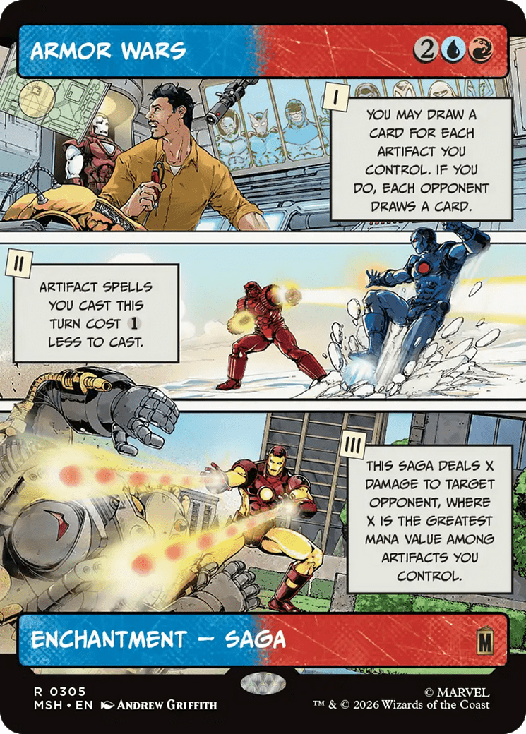 Armor Wars (Borderless) [Marvel Super Heroes] MTG Single Magic: The Gathering  | Multizone: Comics And Games