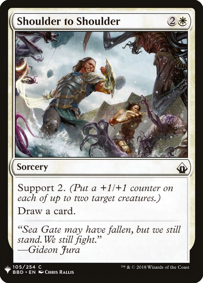 Shoulder to Shoulder [Mystery Booster] MTG Single Magic: The Gathering  | Multizone: Comics And Games