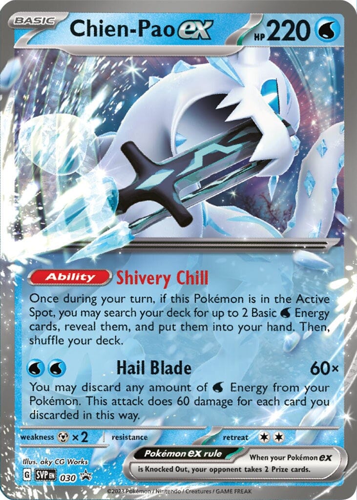 Chien-Pao ex (030) [Scarlet & Violet: Black Star Promos] Pokemon Single Pokémon  | Multizone: Comics And Games