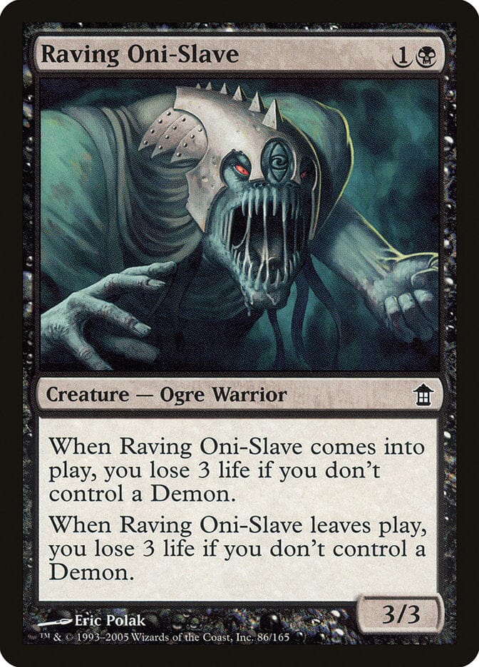 Raving Oni-Slave [Saviors of Kamigawa] MTG Single Magic: The Gathering  | Multizone: Comics And Games
