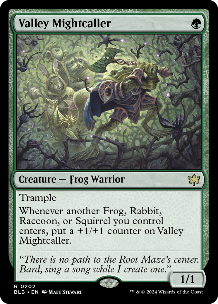 Valley Mightcaller [Bloomburrow] MTG Single Magic: The Gathering  | Multizone: Comics And Games