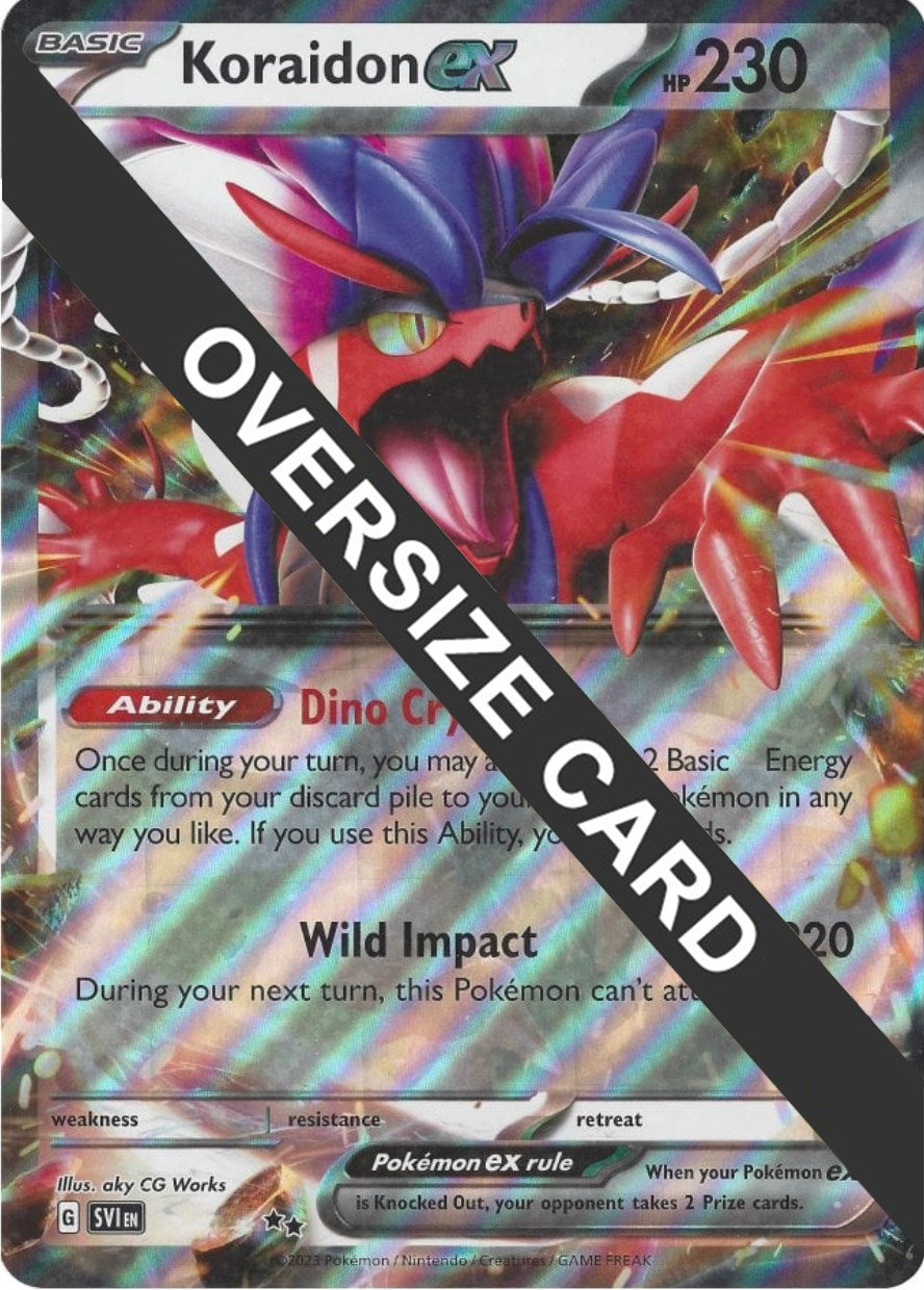 Koraidon ex (125/198) (Jumbo Card) [Scarlet & Violet: Base Set] Pokemon Single Pokémon  | Multizone: Comics And Games