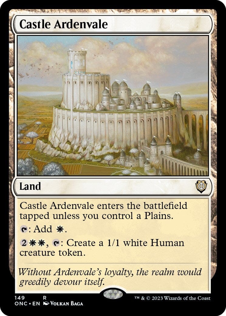 Castle Ardenvale [Phyrexia: All Will Be One Commander] MTG Single Magic: The Gathering  | Multizone: Comics And Games