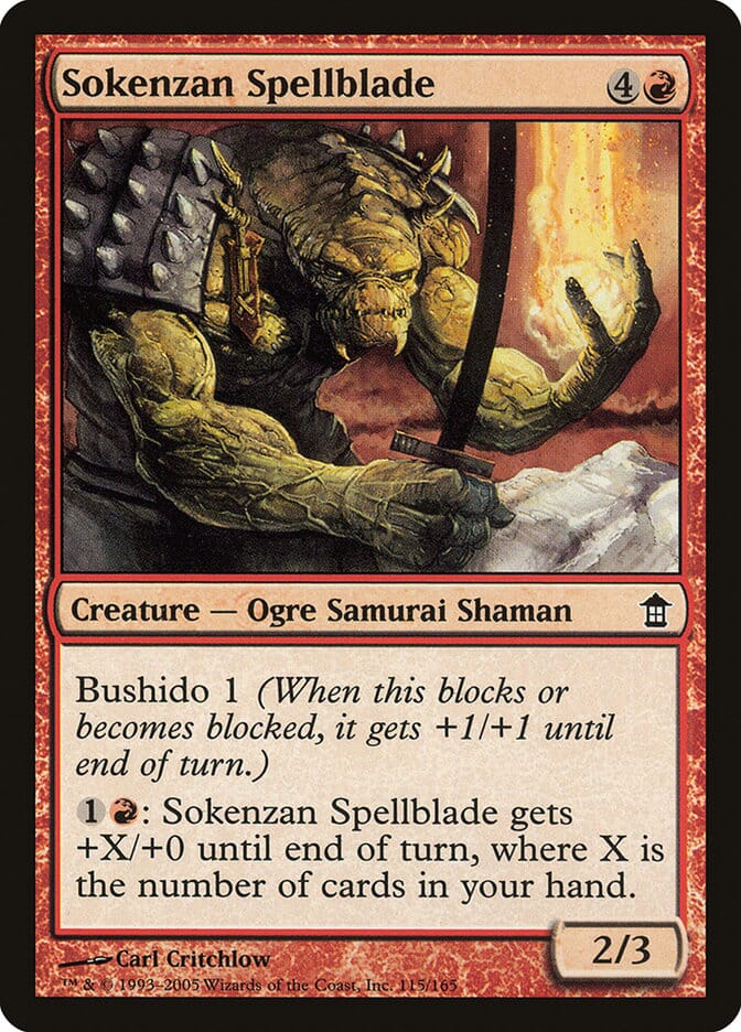 Sokenzan Spellblade [Saviors of Kamigawa] MTG Single Magic: The Gathering  | Multizone: Comics And Games