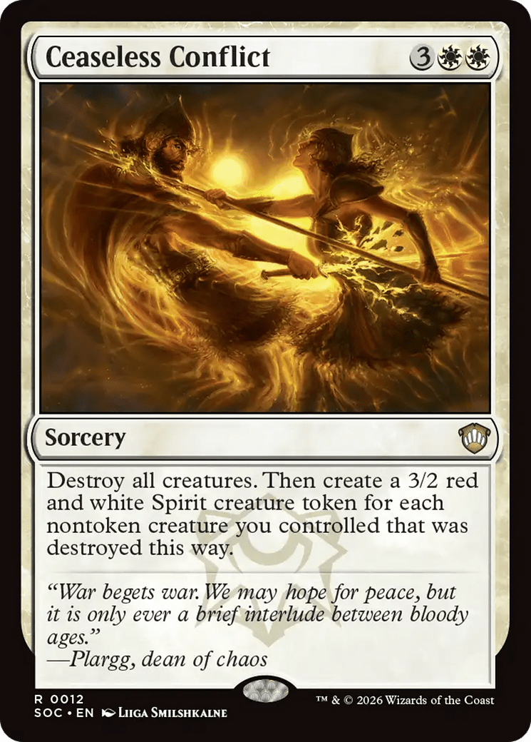 Ceaseless Conflict [Secrets of Strixhaven Commander] MTG Single Magic: The Gathering  | Multizone: Comics And Games