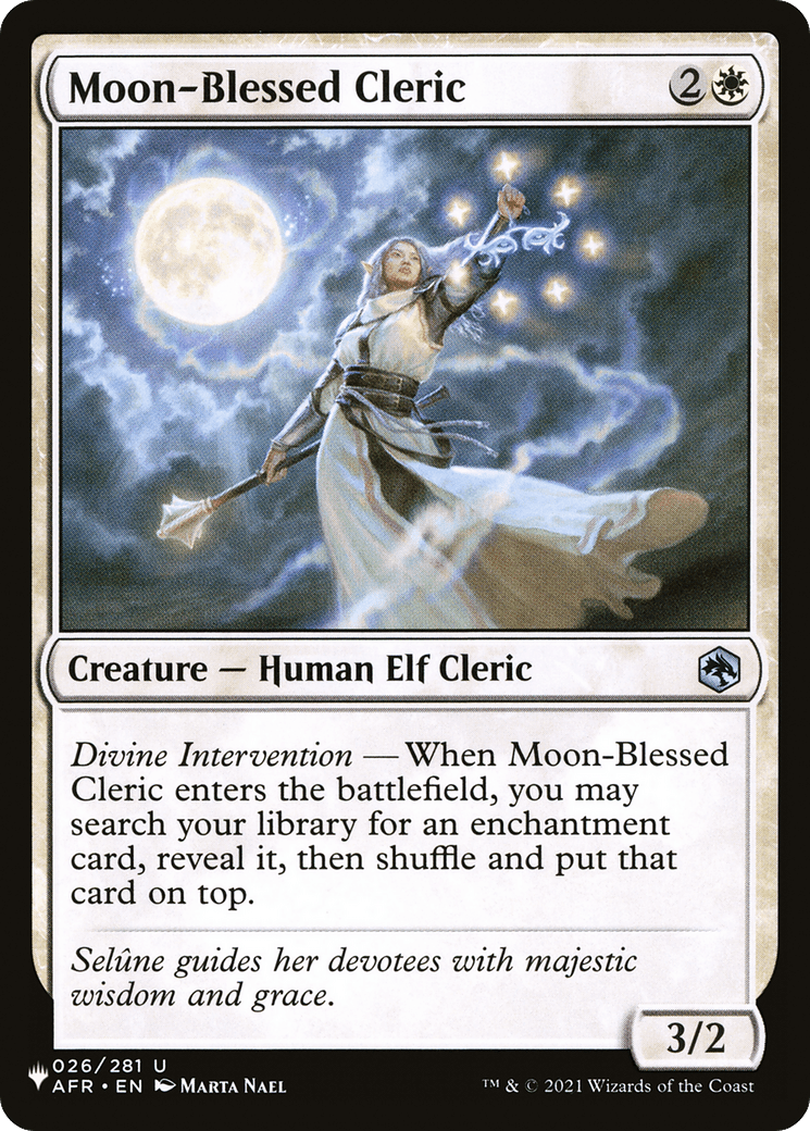 Moon-Blessed Cleric [The List] MTG Single Magic: The Gathering  | Multizone: Comics And Games
