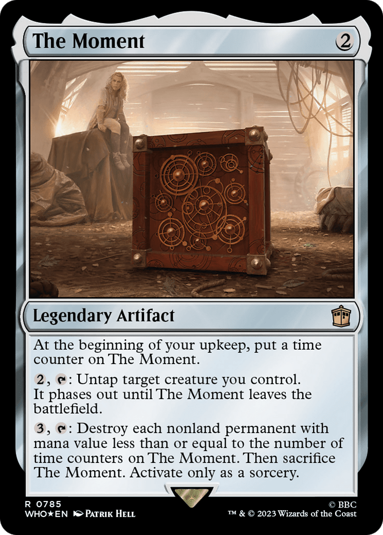 The Moment (Surge Foil) [Doctor Who] MTG Single Magic: The Gathering  | Multizone: Comics And Games