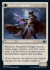 Bereaved Survivor // Dauntless Avenger [Innistrad: Midnight Hunt] MTG Single Magic: The Gathering  | Multizone: Comics And Games