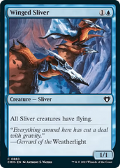 Winged Sliver [Commander Masters] | Multizone: Comics And Games