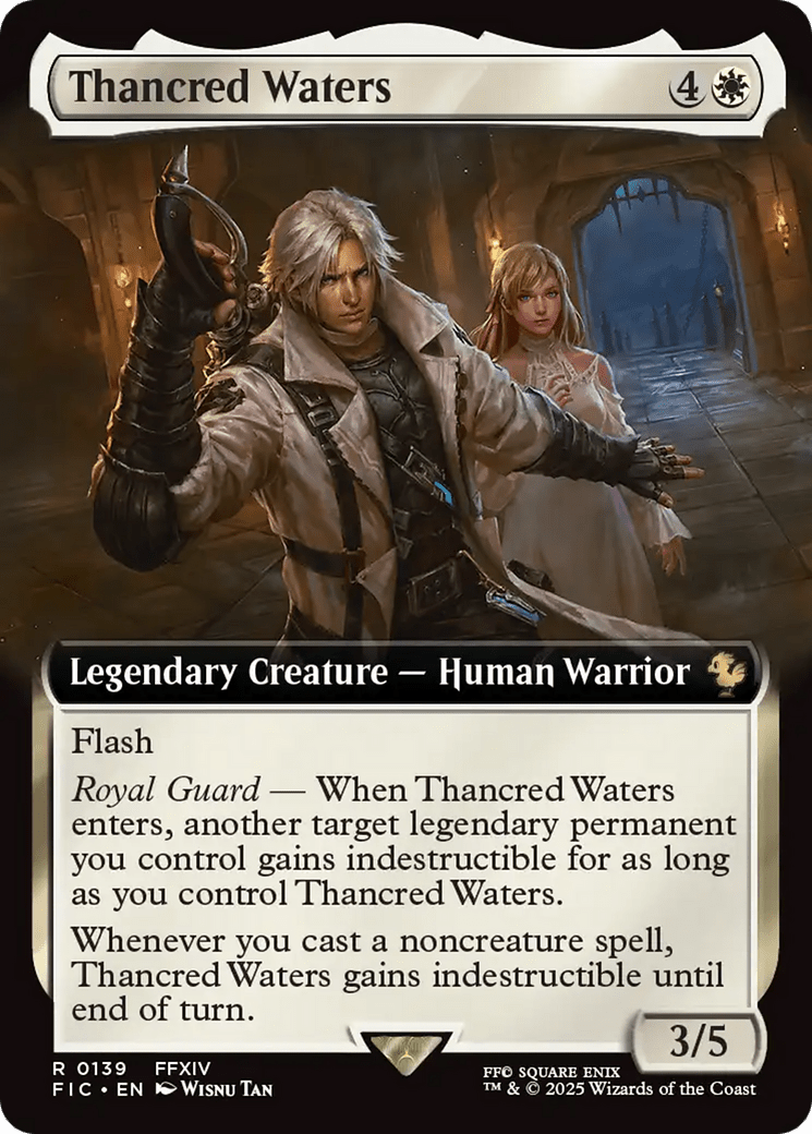 Thancred Waters (Extended Art) [FINAL FANTASY Commander] MTG Single Magic: The Gathering  | Multizone: Comics And Games