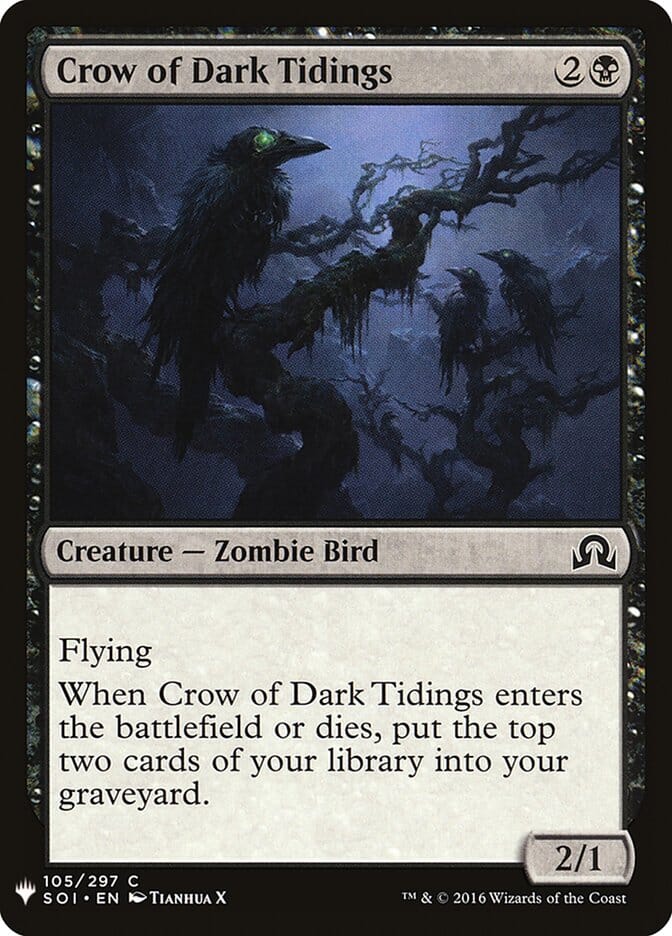 Crow of Dark Tidings [Mystery Booster] MTG Single Magic: The Gathering  | Multizone: Comics And Games