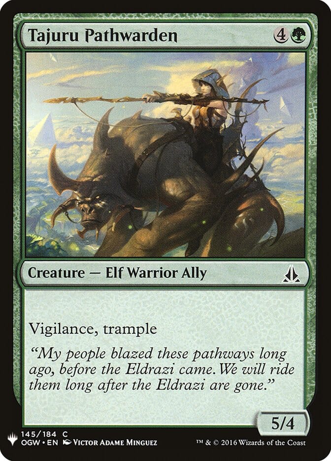 Tajuru Pathwarden [Mystery Booster] MTG Single Magic: The Gathering  | Multizone: Comics And Games
