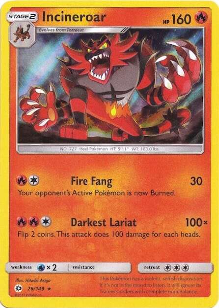 Incineroar (26/149) (Water Web Holo) [Sun & Moon: Base Set] Pokemon Single Pokémon  | Multizone: Comics And Games