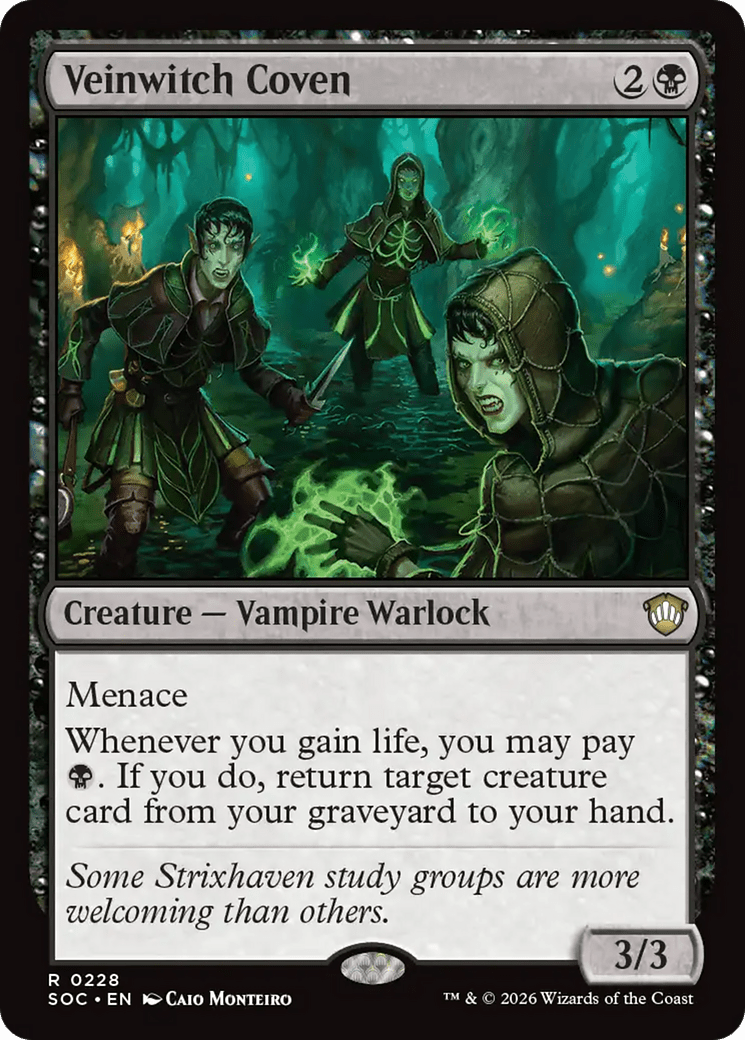 Veinwitch Coven [Secrets of Strixhaven Commander] MTG Single Magic: The Gathering  | Multizone: Comics And Games