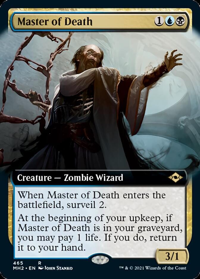 Master of Death (Extended Art) [Modern Horizons 2] MTG Single Magic: The Gathering  | Multizone: Comics And Games