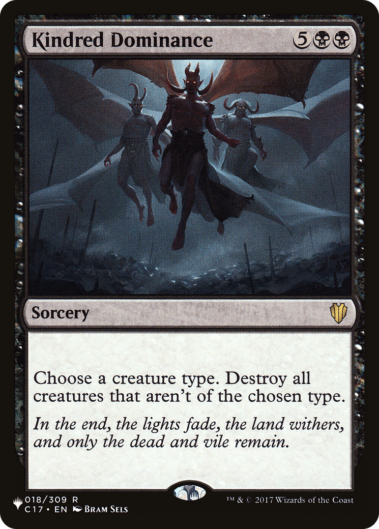 Kindred Dominance [The List] MTG Single Magic: The Gathering  | Multizone: Comics And Games