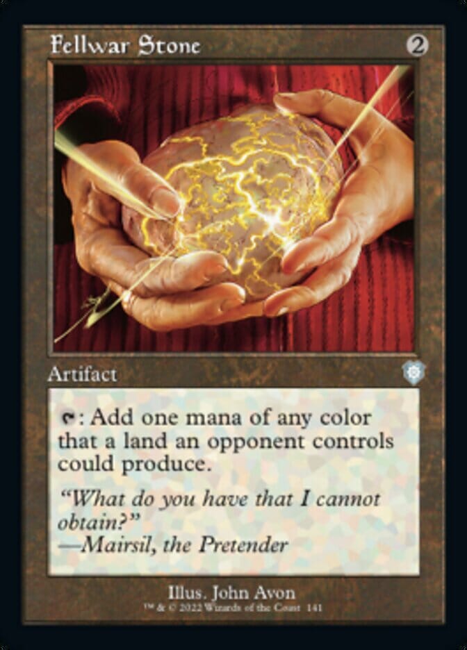 Fellwar Stone (Retro) [The Brothers' War Commander] MTG Single Magic: The Gathering  | Multizone: Comics And Games