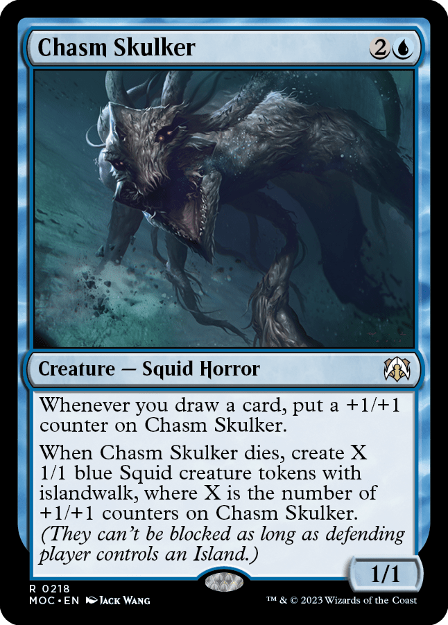 Chasm Skulker [March of the Machine Commander] MTG Single Magic: The Gathering  | Multizone: Comics And Games