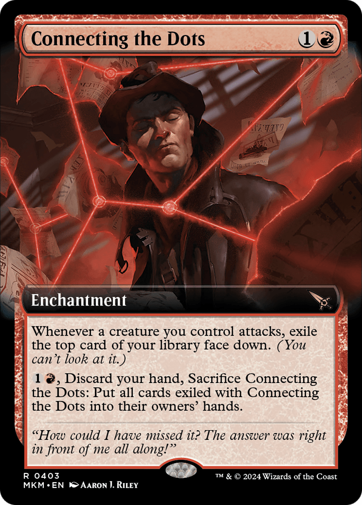 Connecting the Dots (Extended Art) [Murders at Karlov Manor] MTG Single Magic: The Gathering  | Multizone: Comics And Games