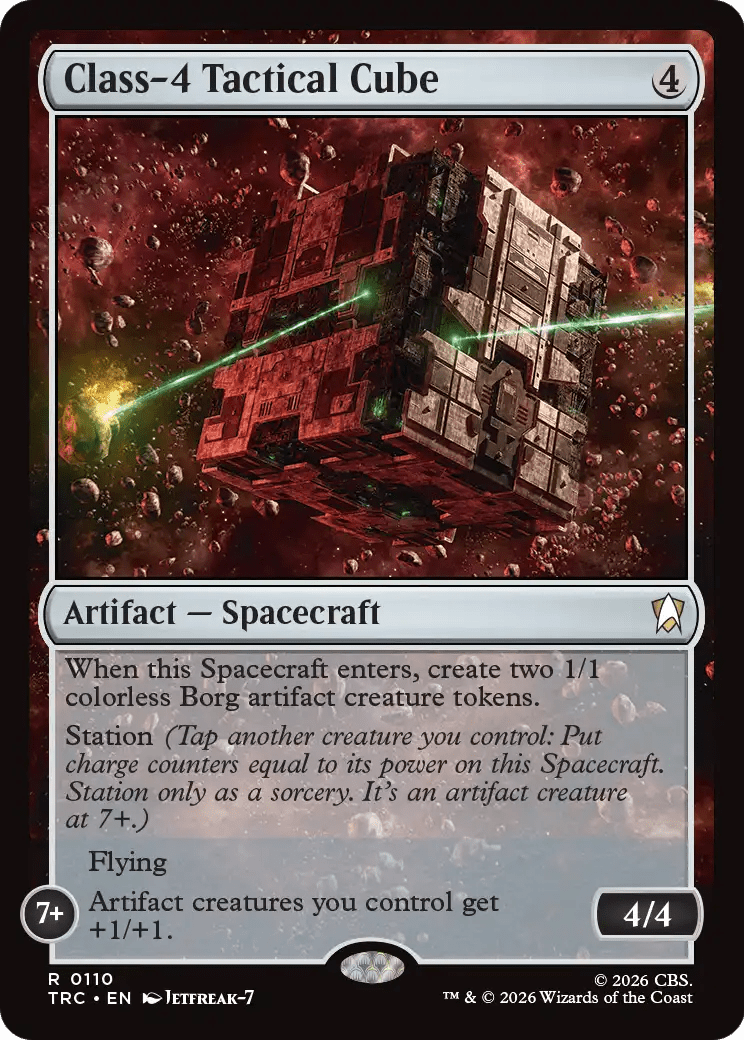 Class-4 Tactical Cube (Surge Foil) [Star Trek Commander] MTG Single Magic: The Gathering  | Multizone: Comics And Games