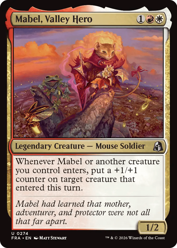Mabel, Valley Hero [Reality Fracture] MTG Single Magic: The Gathering  | Multizone: Comics And Games
