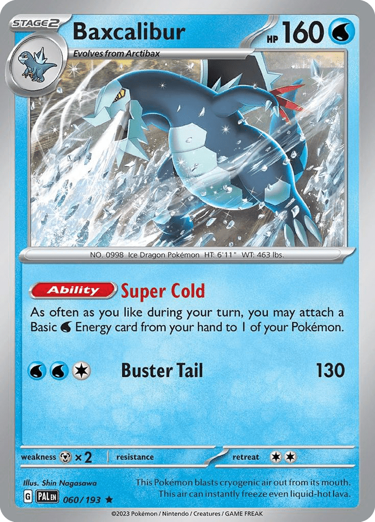 Baxcalibur (060/193) (Theme Deck Exclusive) [Scarlet & Violet: Paldea Evolved] Pokemon Single Pokémon  | Multizone: Comics And Games