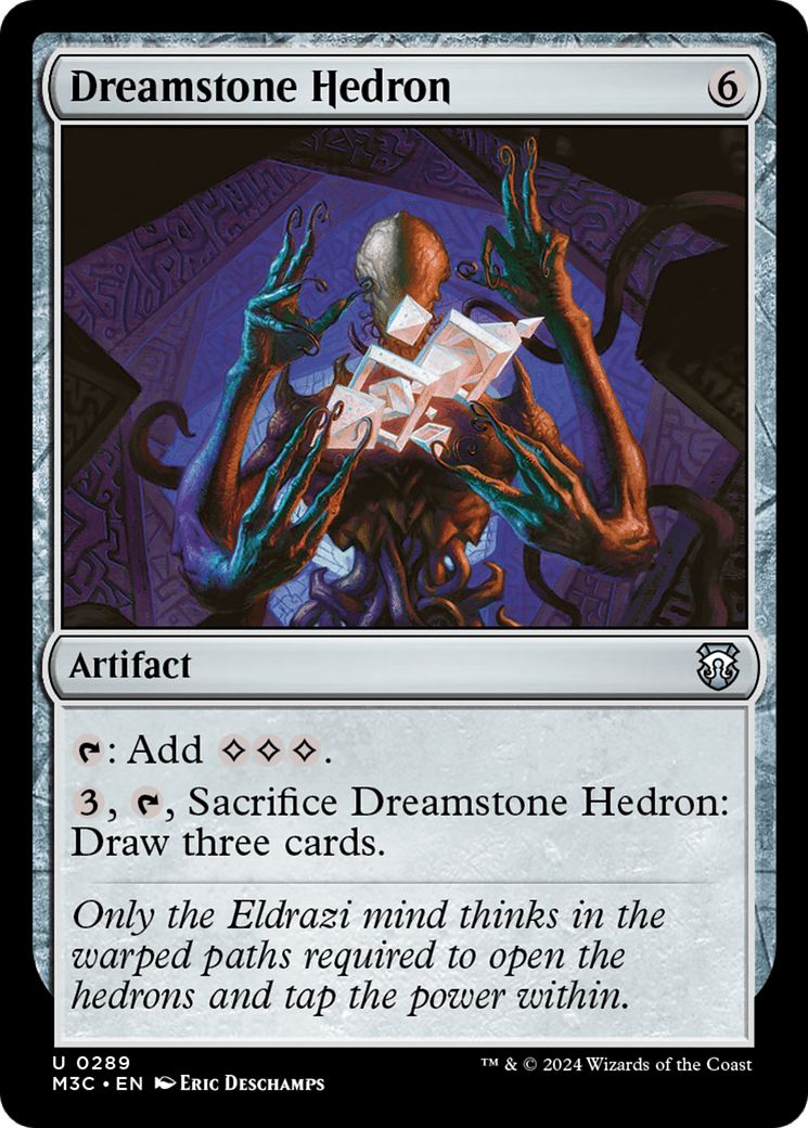 Dreamstone Hedron (Ripple Foil) [Modern Horizons 3 Commander] MTG Single Magic: The Gathering  | Multizone: Comics And Games