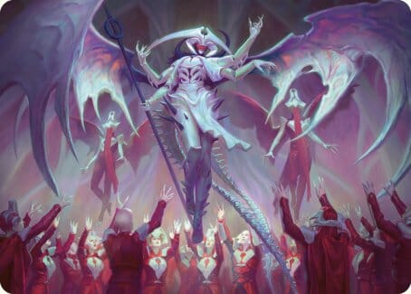 Atraxa, Grand Unifier Art Card [Phyrexia: All Will Be One Art Series] MTG Single Magic: The Gathering  | Multizone: Comics And Games