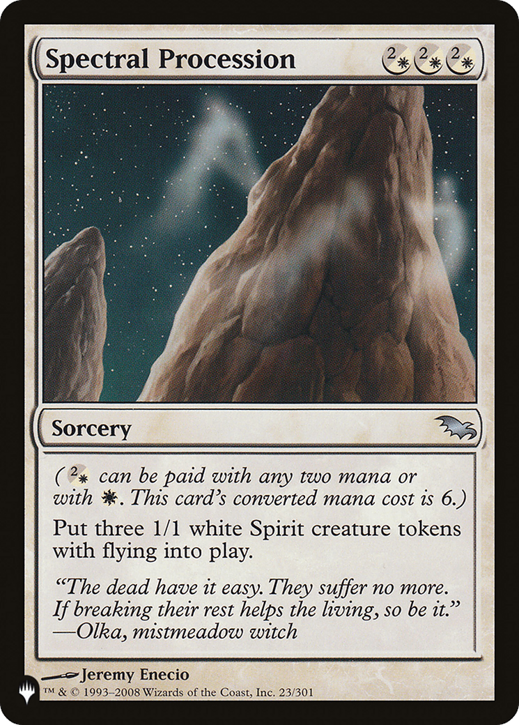 Spectral Procession [The List] MTG Single Magic: The Gathering  | Multizone: Comics And Games