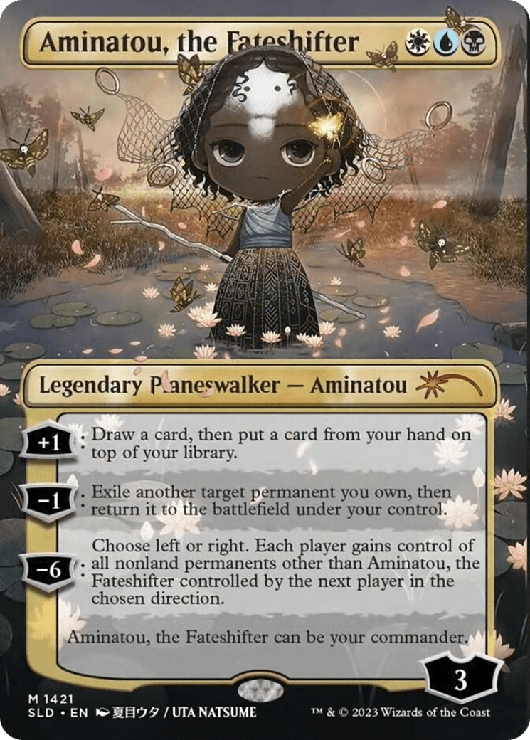Aminatou, the Fateshifter (Rainbow Foil) [Secret Lair Drop Series] MTG Single Magic: The Gathering  | Multizone: Comics And Games