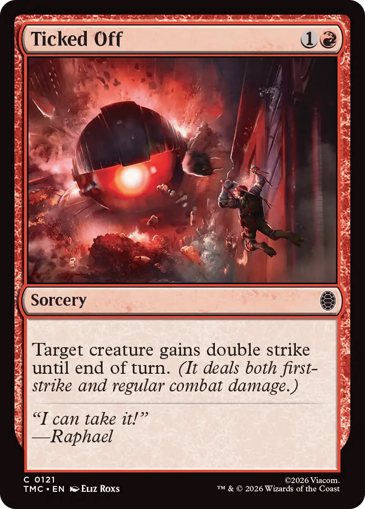Ticked Off [Teenage Mutant Ninja Turtles Commander] MTG Single Magic: The Gathering  | Multizone: Comics And Games