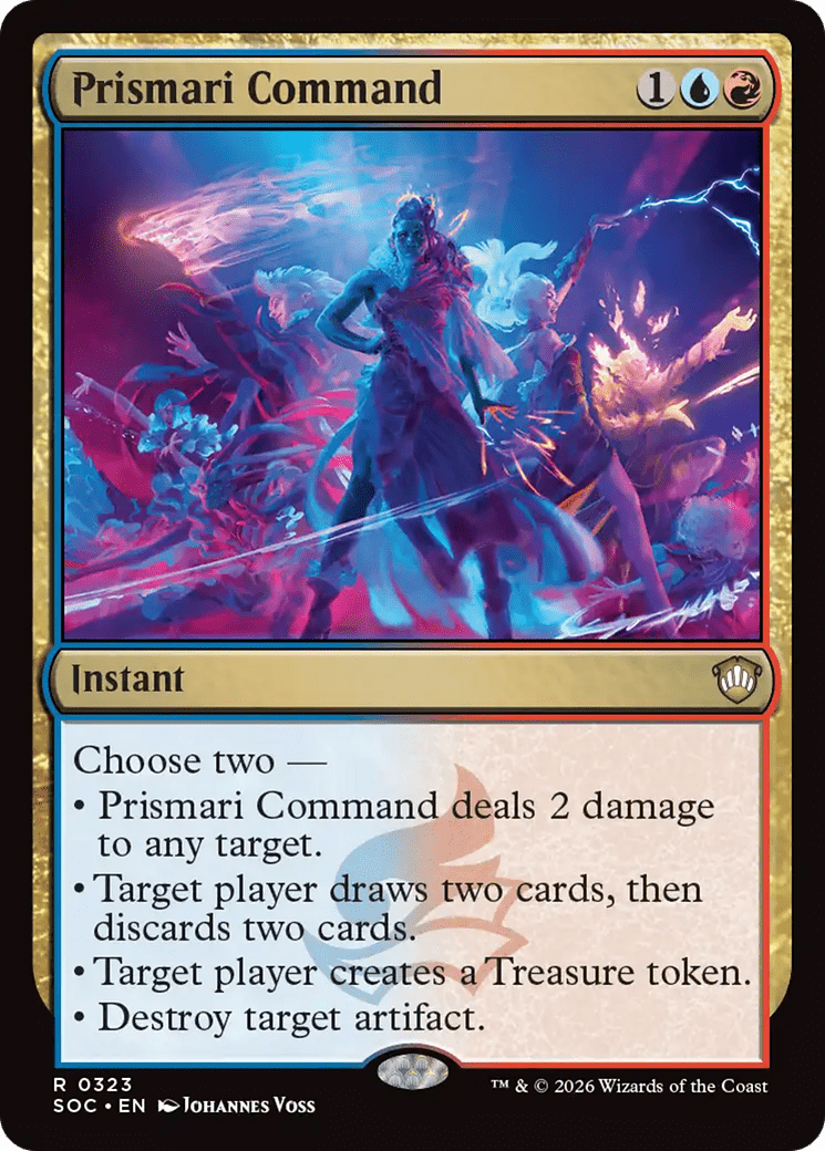 Prismari Command [Secrets of Strixhaven Commander] MTG Single Magic: The Gathering  | Multizone: Comics And Games