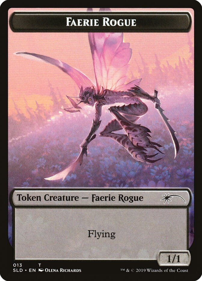 Faerie Rogue Token (013) [Secret Lair Drop Series] MTG Single Magic: The Gathering  | Multizone: Comics And Games