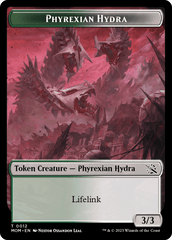 Elemental (9) // Phyrexian Hydra (12) Double-Sided Token [March of the Machine Tokens] MTG Single Magic: The Gathering  | Multizone: Comics And Games