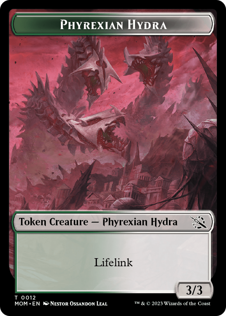 Elemental (2) // Phyrexian Hydra (12) Double-Sided Token [March of the Machine Tokens] MTG Single Magic: The Gathering  | Multizone: Comics And Games