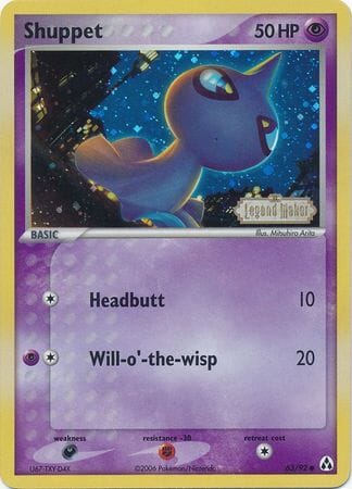 Shuppet (63/92) (Stamped) [EX: Legend Maker] Pokemon Single Pokémon  | Multizone: Comics And Games