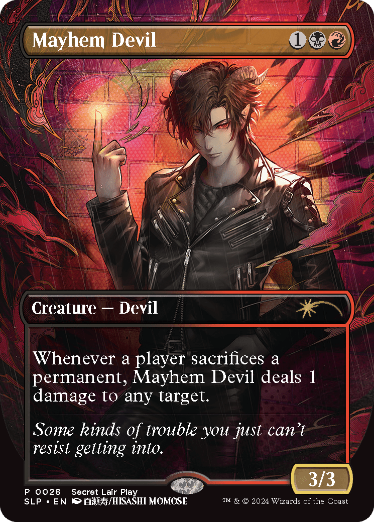 Mayhem Devil [Secret Lair Showdown] MTG Single Magic: The Gathering  | Multizone: Comics And Games