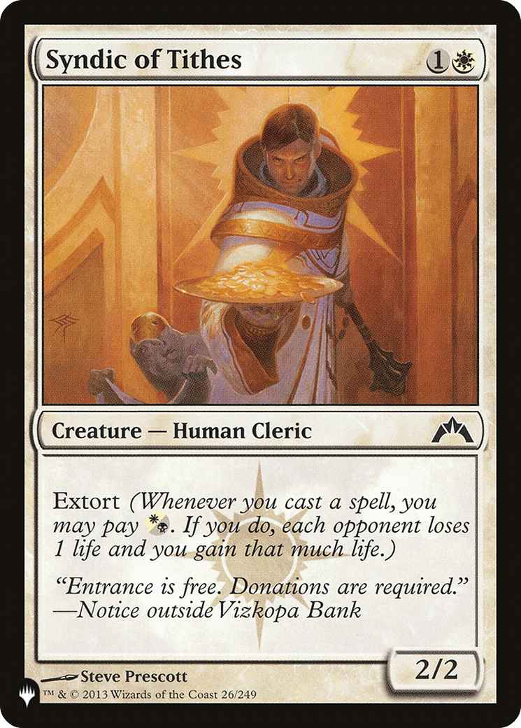 Syndic of Tithes [The List] MTG Single Magic: The Gathering  | Multizone: Comics And Games