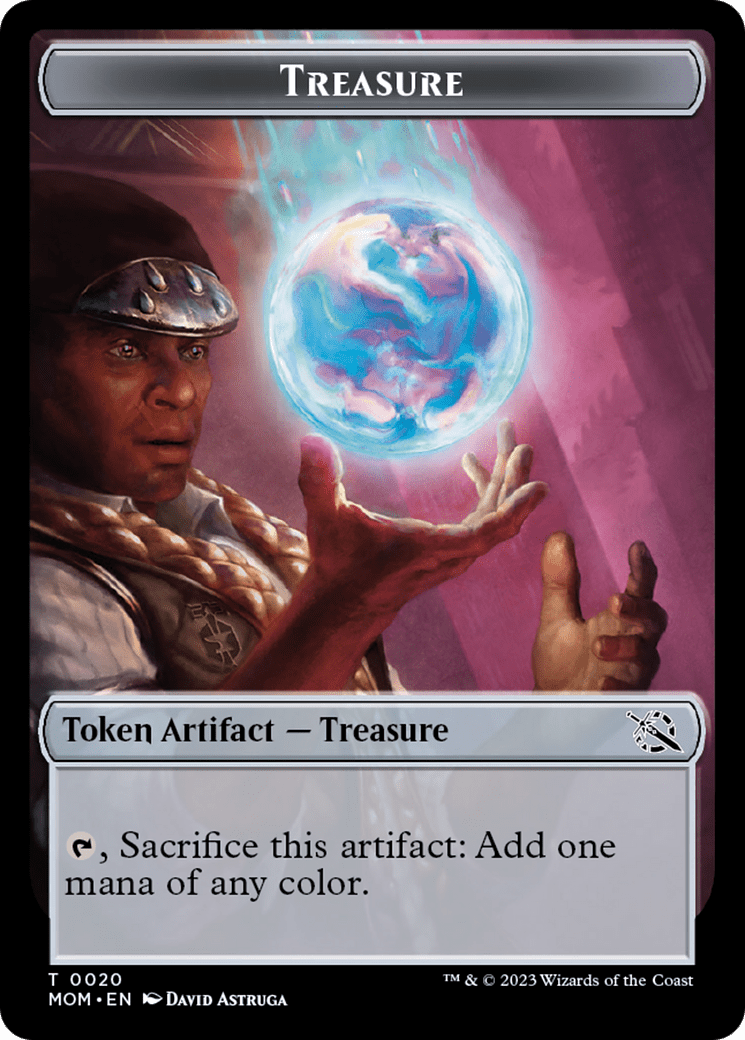 Treasure // Gremlin Double-Sided Token [March of the Machine Commander Tokens] MTG Single Magic: The Gathering  | Multizone: Comics And Games