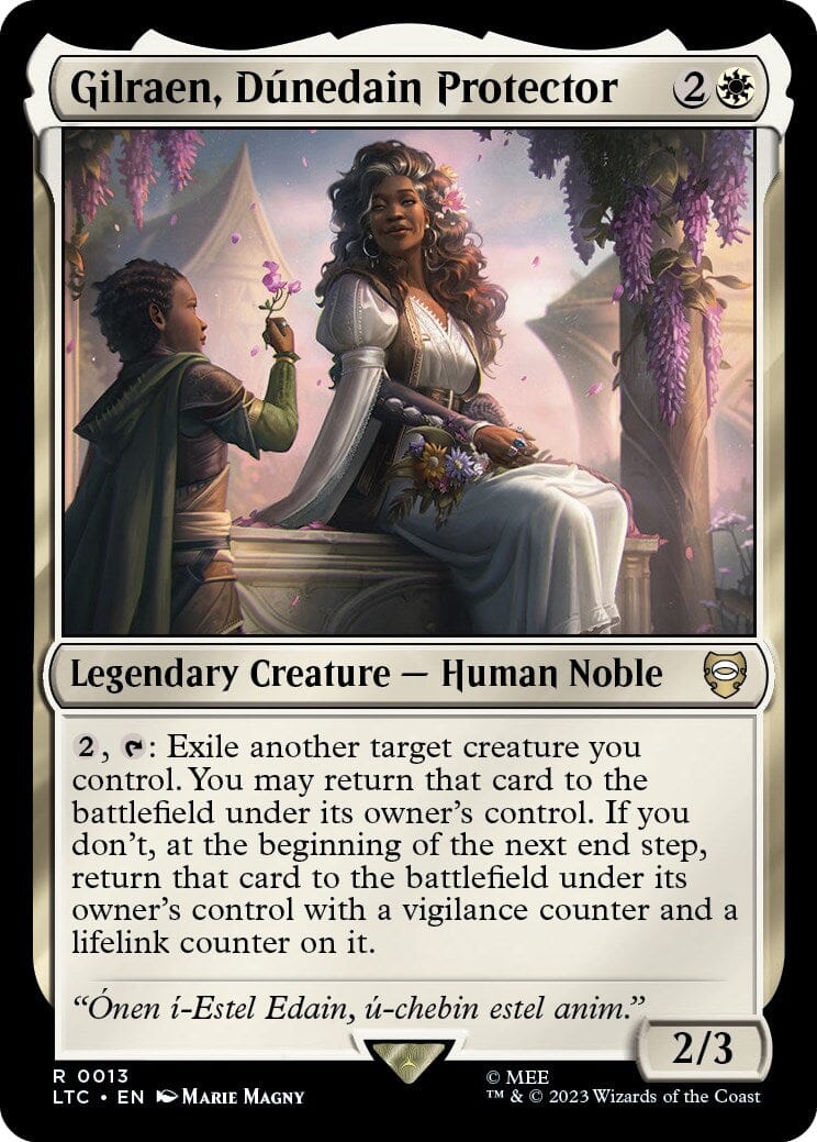 Gilraen, Dunedain Protector [The Lord of the Rings: Tales of Middle-Earth Commander] MTG Single Magic: The Gathering  | Multizone: Comics And Games