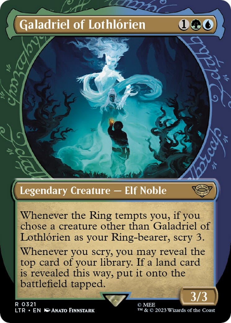 Galadriel of Lothlorien (Showcase Ring Frame) [The Lord of the Rings: Tales of Middle-Earth] MTG Single Magic: The Gathering  | Multizone: Comics And Games