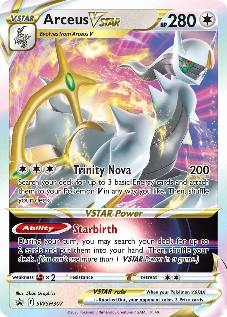 Arceus VSTAR (SWSH307) [Sword & Shield: Black Star Promos] Pokemon Single Pokémon  | Multizone: Comics And Games