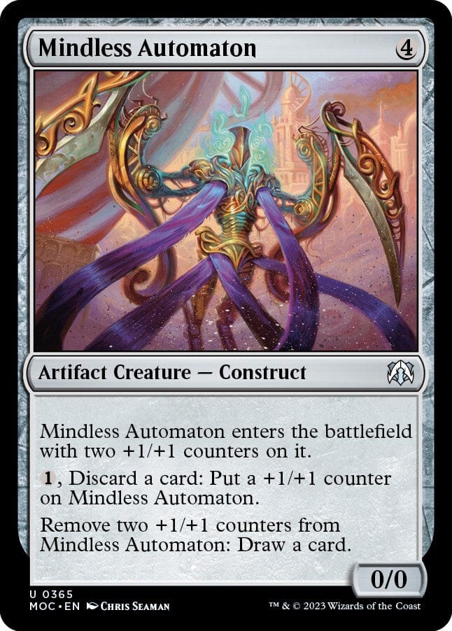 Mindless Automaton [March of the Machine Commander] MTG Single Magic: The Gathering  | Multizone: Comics And Games