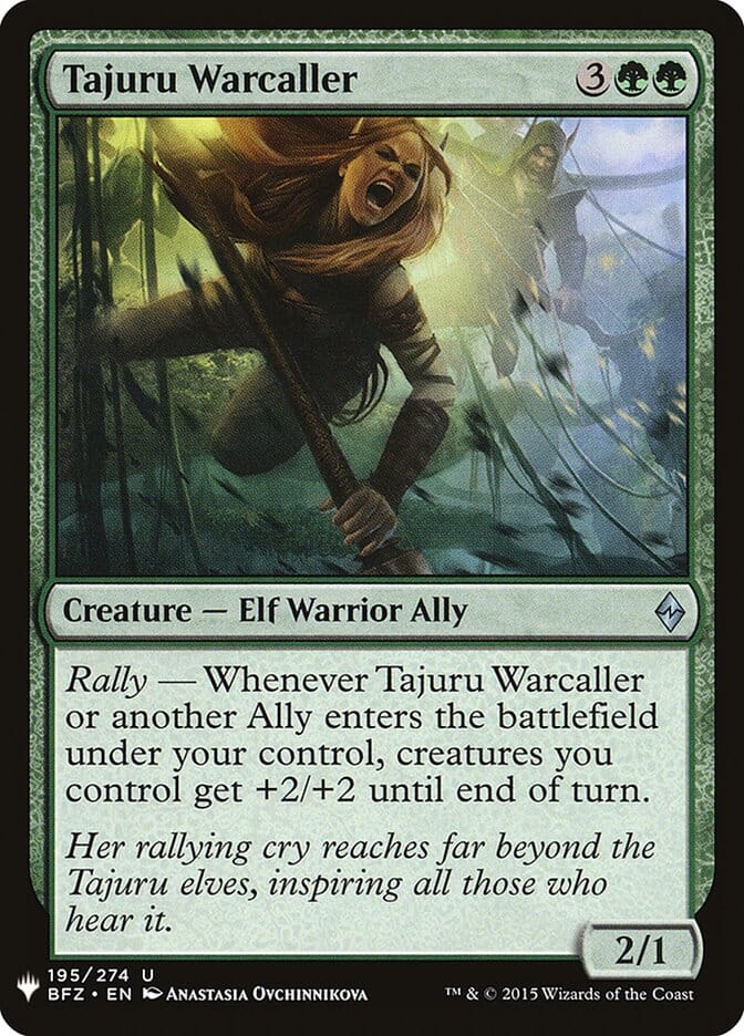 Tajuru Warcaller [Mystery Booster] MTG Single Magic: The Gathering  | Multizone: Comics And Games